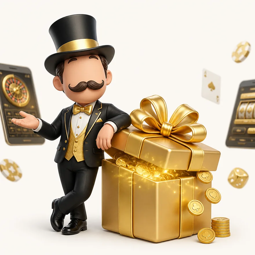 Ribbon-tied gift box — Lucky Mister