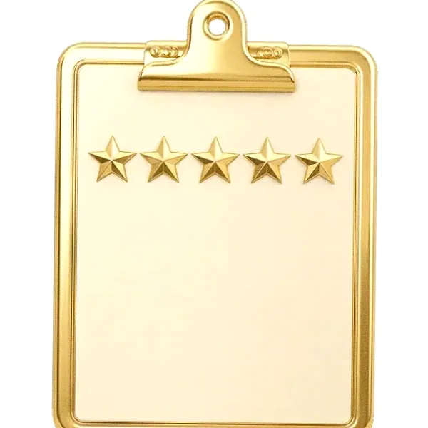 Star rating clipboard — Lucky Mister