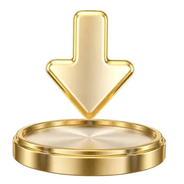 Downward arrow button — Lucky Mister