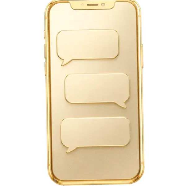 Smartphone with chat bubbles — Lucky Mister