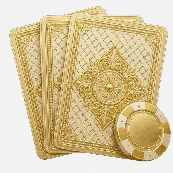 Playing cards and chip — Lucky Mister