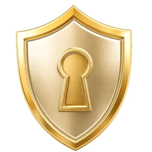 Keyhole shield — Lucky Mister